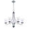 Maxim Lighting Mod 5-Light 26" Wide Satin Nickel Chandelier 30265CLFTSN - alternate 1